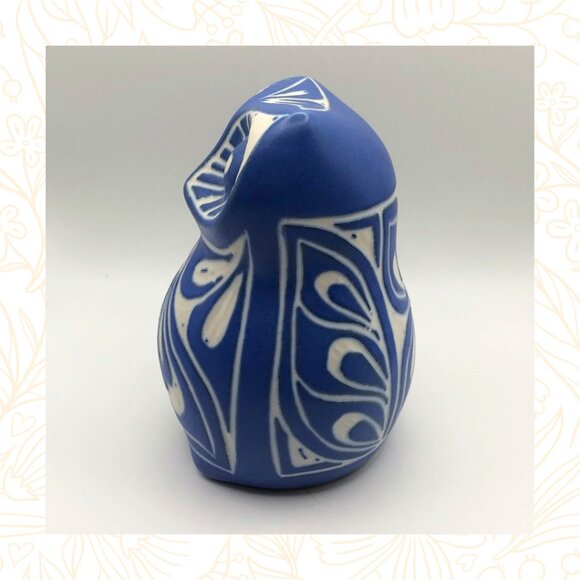 PABLO ZABAL OWL- Vintage Ceramic Owl Figurine- By Pablo Zabal - Made in Chile - Picture 4 of 6